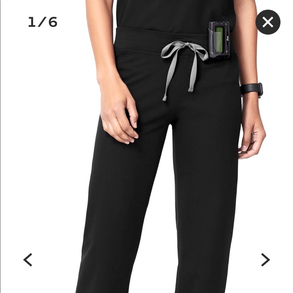 FIGS scrub pants. L black, 2 pairs! Livingston basic pants